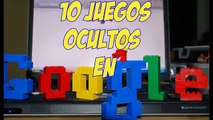 TOP 10 JUEGOS OCULTOS DE GOOGLE || INCLUSIVE SIN INTERNET||