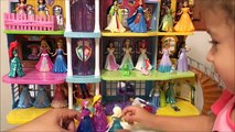 NEW MAGICLIP Disney Princesses Collection with dresses & dolls Videos Princesas