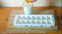 Milk icecubes for instant fairness, spotless & crystal clear skin,skin whitening