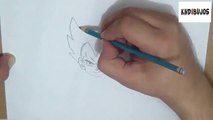 Como dibujar a vegeta - Dragon Ball Z - How to draw vegeta