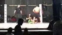 MMA Fighter Knocks Out His Opponent...
