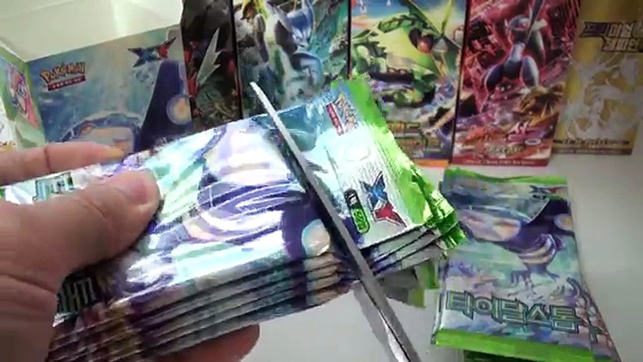 포켓몬스터 카드 타이달스톰 XY5 확장팩 제 5탄 박스 개봉! EX카드는? [훈토이TV]