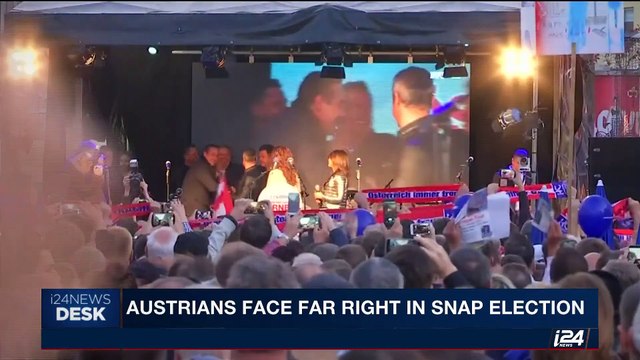 i24NEWS DESK | Austrians face far right in snap election | Sunday, October 15th 2017