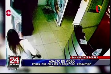 Asalto a centro médico: roban 17 mil dolares en equipos de laboratorio