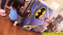 Power Wheels Toy Car! Batmans Batmobile Ride-On Car Unboxing, Assembling and Playtime