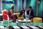 Reencuentro feliz: Lino conoce a su hermana por primera vez