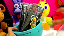 Five Nights At Freddys Plush & Surprise Playdoh Egg & 3 FNAF Blind Bag Box