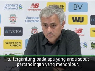 SOSIAL: Sepakbola: Hiburan Bersifat Subjektif - Mourinho