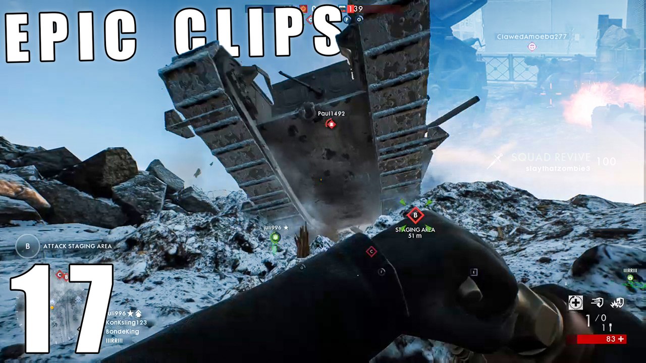 TANK TEASING & Failed Savior | Epic Clips #17 (Battlefield 1 Gameplay)