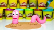 Play Doh Worm playset playdough by Funny Socks