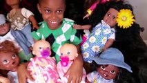 BABY ALIVE SURPRISE TWINS NAME REVEAL   Meet All My Dolls | BlueprintDIY Kids