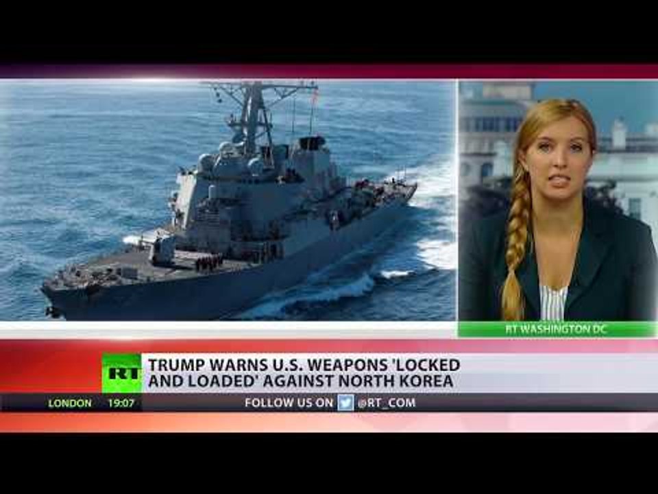 US military ‘locked & loaded’, Trump warns N.Korea