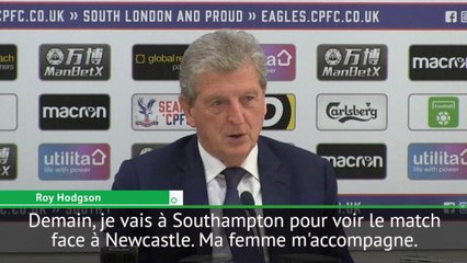Crystal Palace - Hodgson : ''Ma femme ne pourra pas dire que je ne sors jamais en sa compagnie''