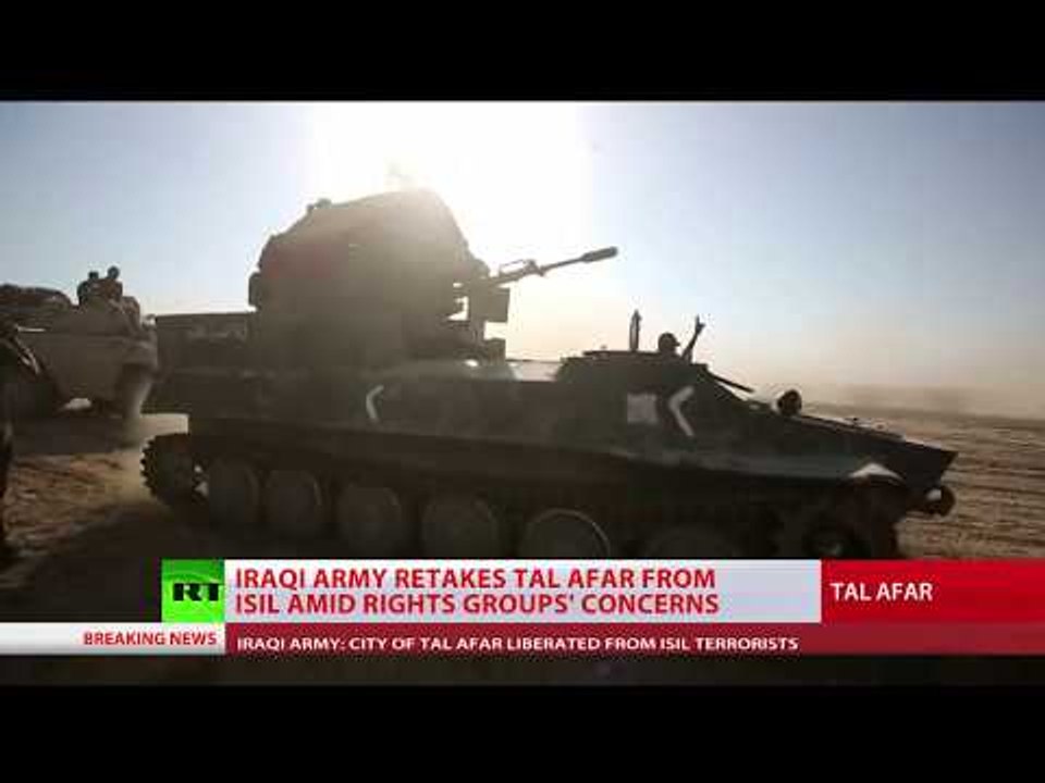 Iraqi army retakes Tal Afar from ISIS amid rights groups' concerns