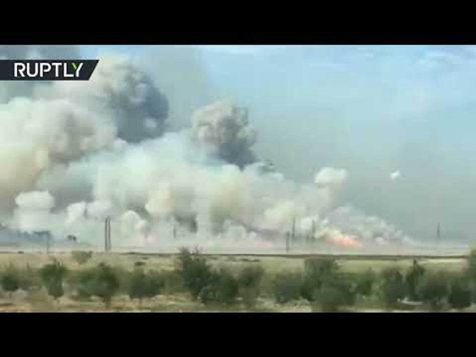 Fire causes multiple explosions at Azerbaijan ammunition depot