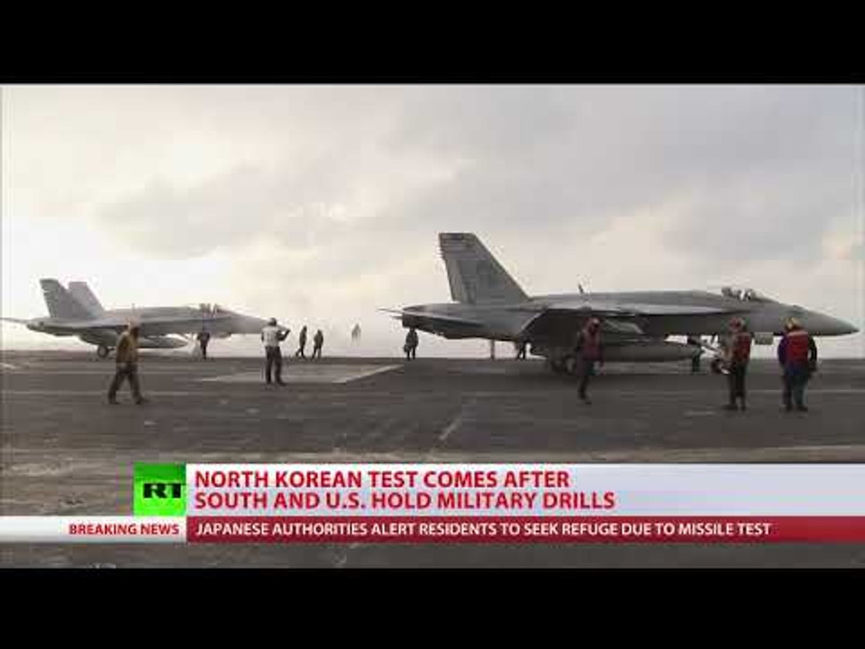 North Korea launches missile towards North-Eastern Japan after S. Korean-US drills