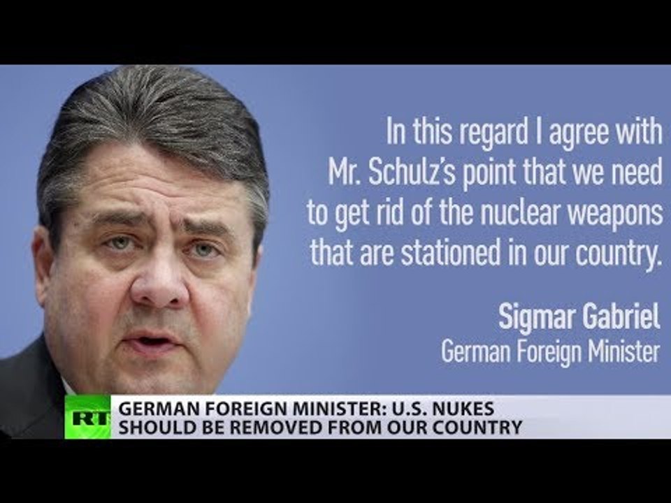 US nuclear weapons should be removed from our country – German FM