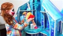 Supergirl Becomes a doll! Bad baby Pranks Queen Elsa! Spiderman loses his mask! Funny prank video!