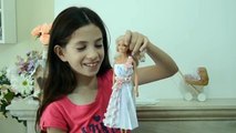 Como fazer vestido para a boneca Barbie sem costura e sem cola quente