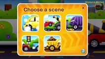 Tow Trucks for kids | Emergency Vehicles - Red Car Trucks - by Duck Moose|Trucks Videos for children