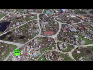 Paradise in ruins: Devastation caused by Irma in Barbuda (AERIAL FOOTAGE)