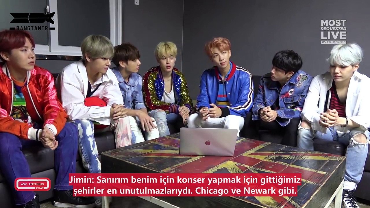 [Türkçe Altyazılı] Ask Anything Chat - BTS (Part 1)