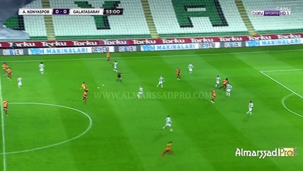 مساهمة يونس بلهندة في الهدف الاول لغلطة سراي أمام قونيا سبور