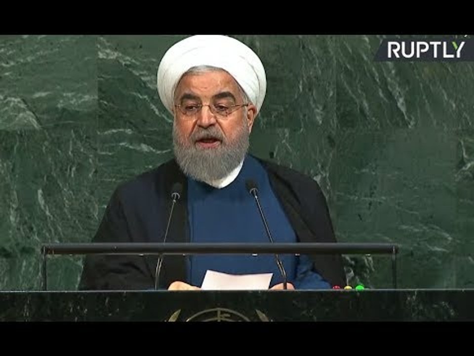 Iranian President Hassan Rouhani addresses UNGA (streamed live)