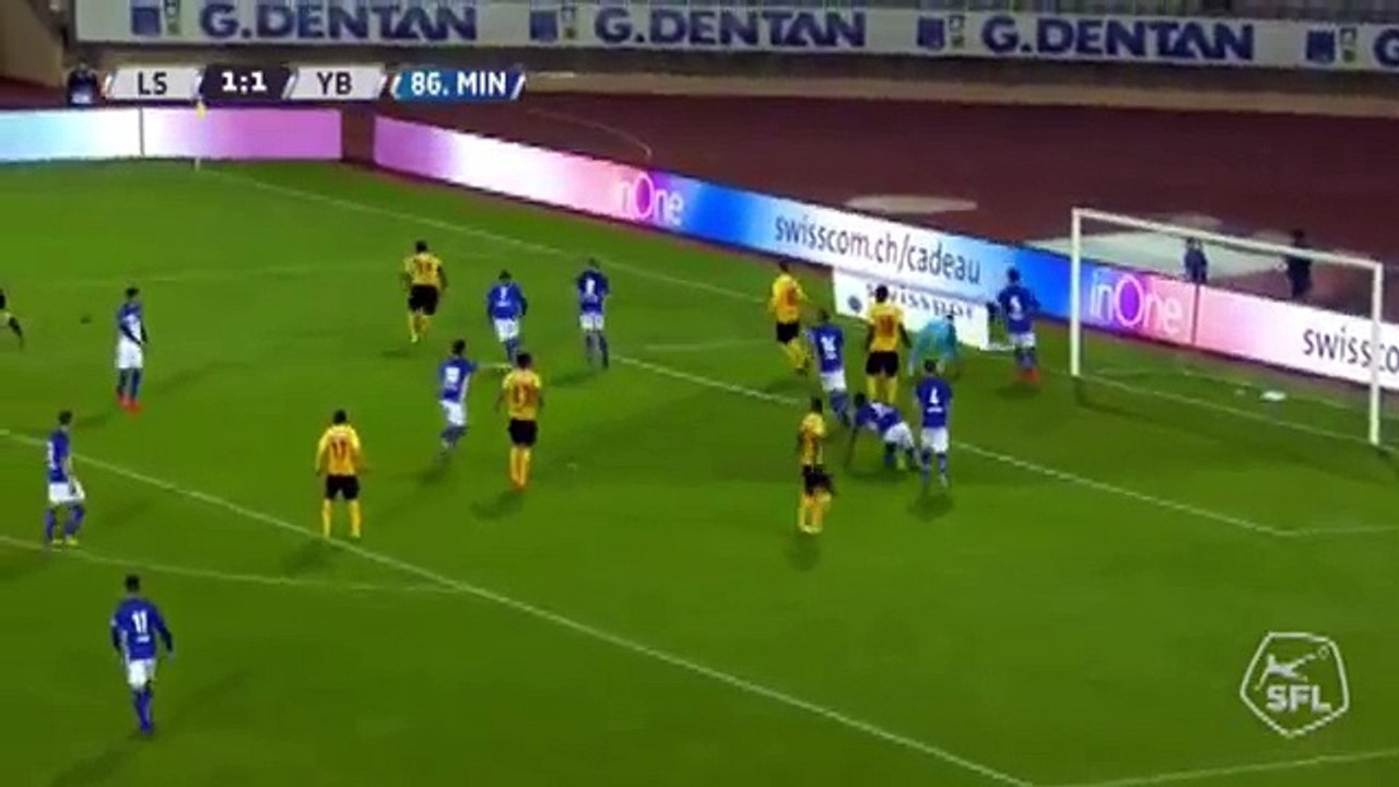 Lausanne 2:1 Young Boys (Swiss Super League. 14 October)