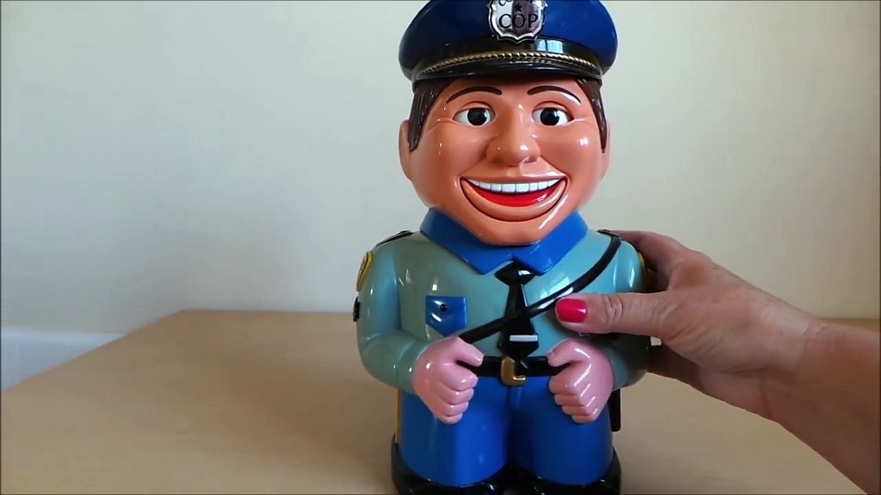 Funny Animated Talking COOKIE COP JAR Security for my biscuits