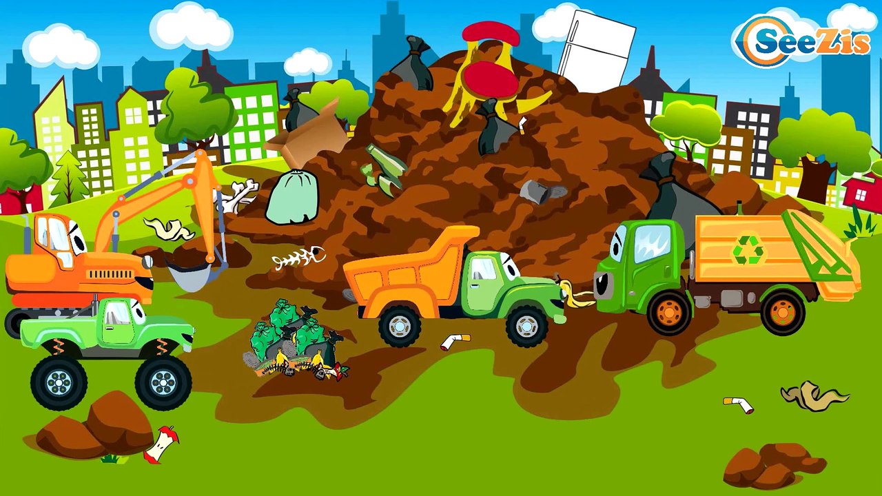 Carros de Carreras es Rojo y El Coche de Policía infantiles - Caricatura de Carritos Para Niños