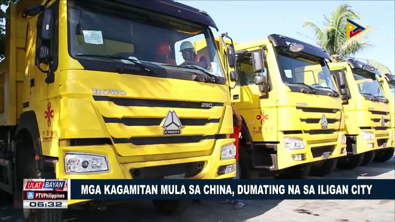 Mga kagamitan mula sa China, dumating na sa Iligan City