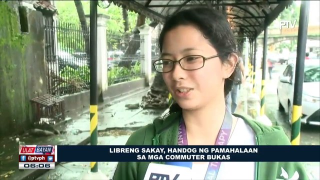 Libreng sakay, handog ng pamahalaan sa mga commuter bukas
