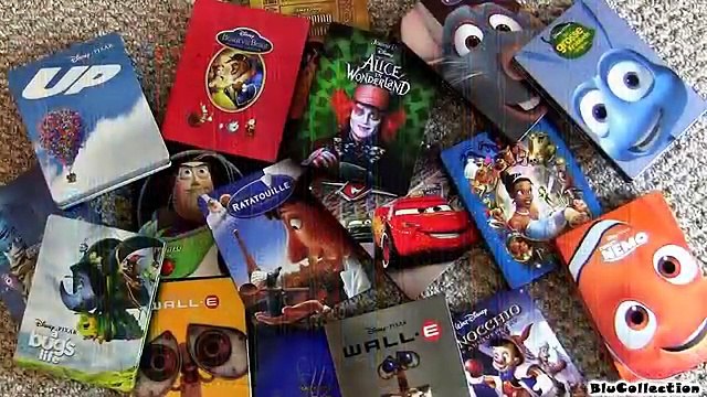 My Pixar Disney Steelbook Entire Complete Collection blu ray + dvd