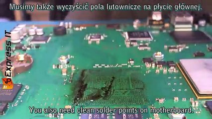 Reballing BGA PS3 (RSX/GPU). Naprawa YLOD RLOD / YLOD RLOD FIX. Playstation 3.