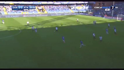 Bryan Cristante Goal HD - Sampdoria 0-1 Atalanta - 15.10.2017