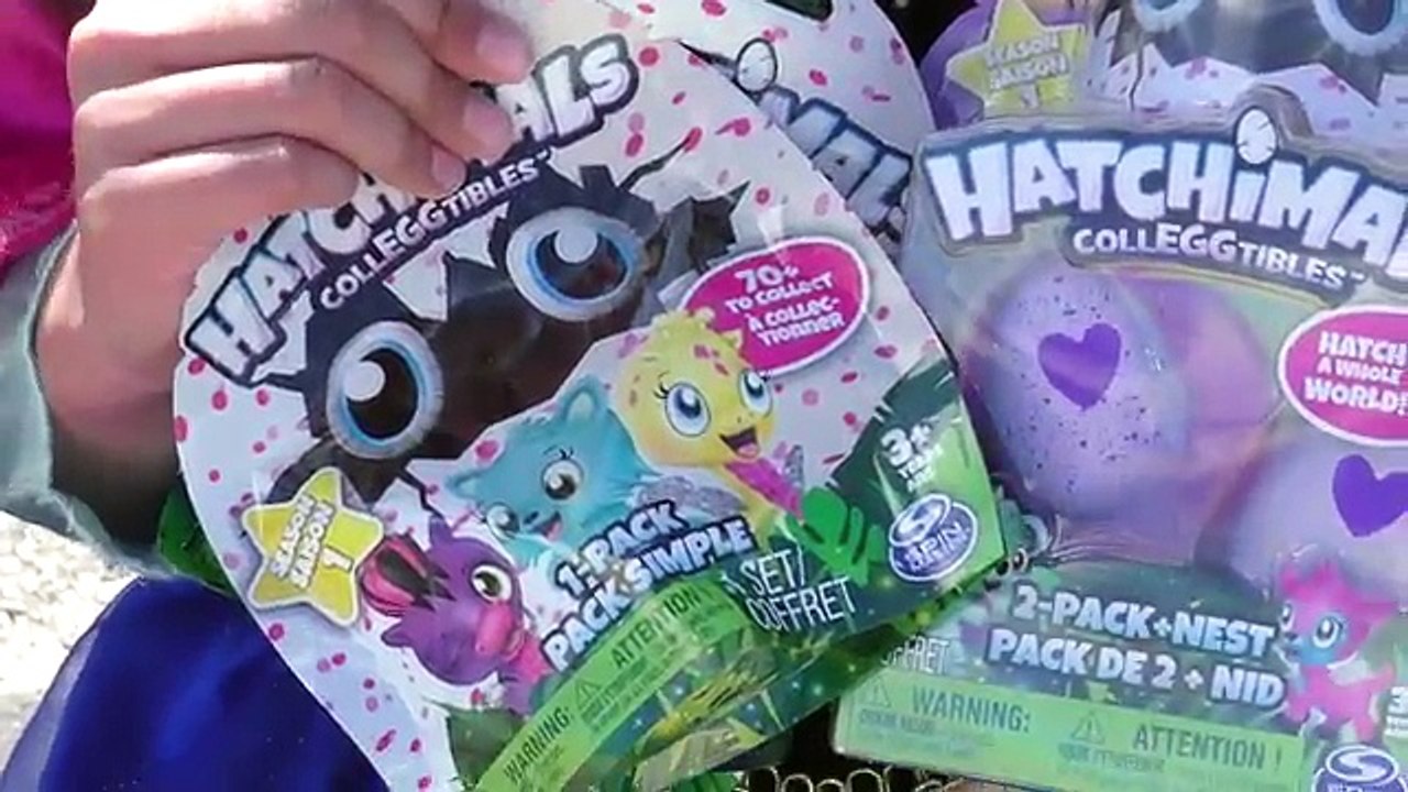 FROZEN Elsa Anna TOY SURPRISE EGG HUNT at the Beach! Hatchimals CollEGGtibles+Crossy Roads+WORLDEEZ