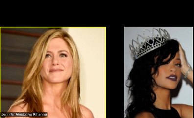 Jennifer Ainston vs Rihanna Who is younger and richer?