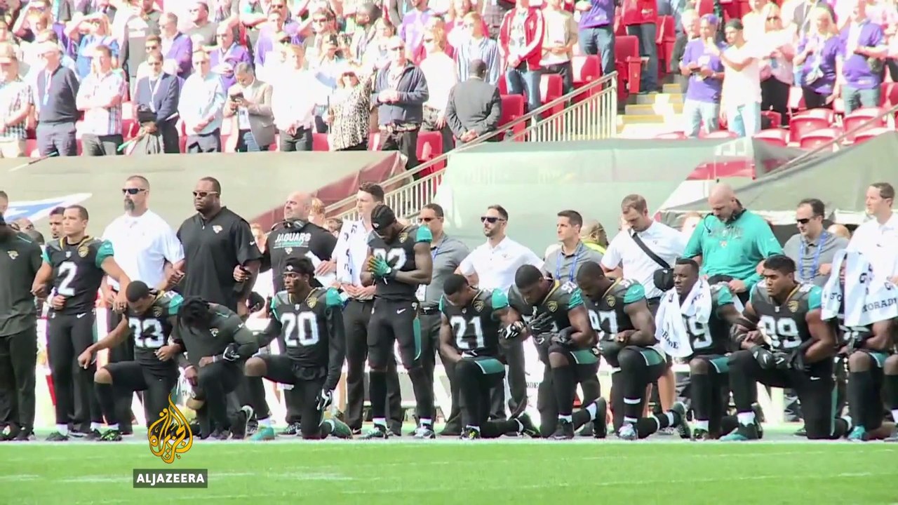 Taking a knee: NFL as a platform for race politics - The Listening Post (Feature)