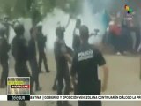 México: Cerca de 40 normalistas fueron detenidos durante manifestación