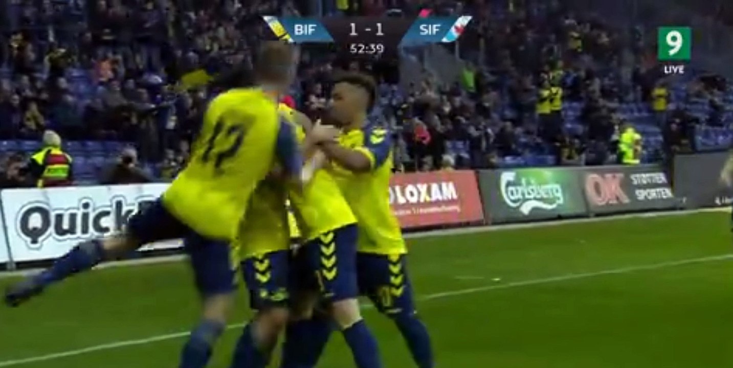 Besar Halimi Goal HD - Brondby	1-1	Silkeborg 15.10.2017