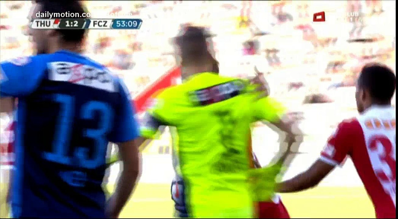 Simone Rapp Goal HD - Thun 1 - 2 FC Zurich - 15.10.2017 (Full Replay)