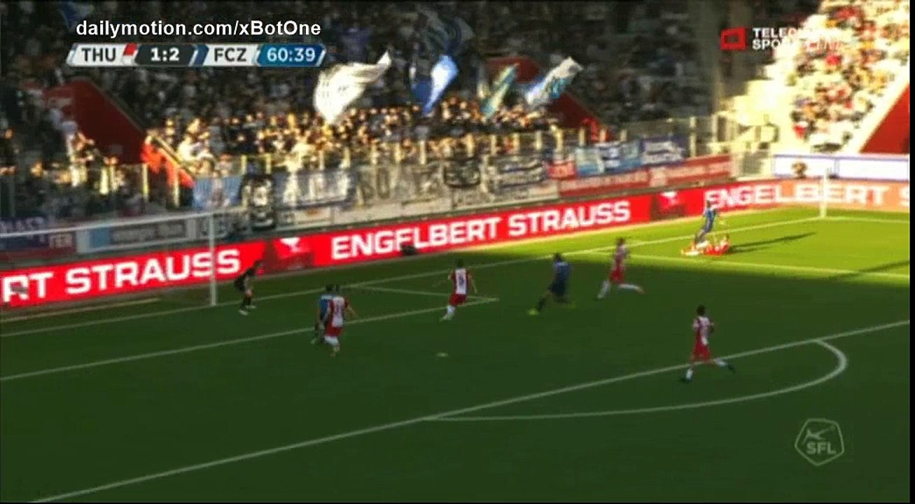 Michael Frey Goal HD - Thun 1 - 3 FC Zurich - 15.10.2017 (Full Replay)