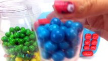 Learn Colors Cooking Gumballs Baby Milk Bottles in Microwave Toy Appliance Slime Surprise Eggs