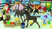 Schleich Horses Christmas Horse Club Advent Calendar   Playmobil Surprise Blind Bag Toys Day 17