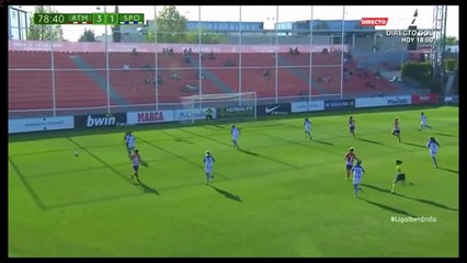 3-1 Carla Bautista Goal Spain  Women Superliga - 15.10.2017 Atlético Madrid (W) 3-1 SC Huelva (W)