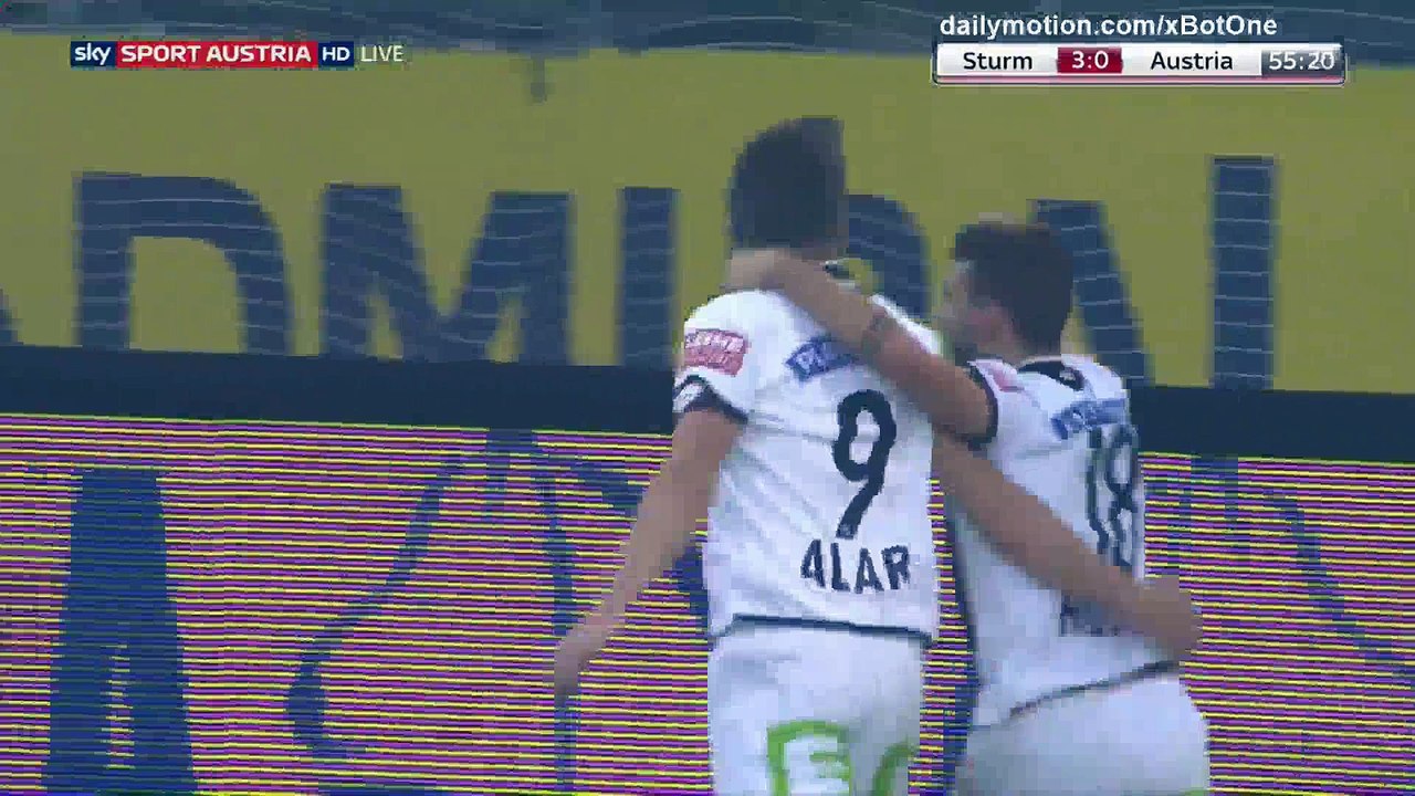 Deni Alar second Goal HD - Sturm Graz 3 - 0 Austria Vienna - 15.10.2017 (Full Replay)