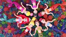 Surprise Eggs Colors Ball Orbeez Spa Swimming Little Mermaid Ariel Color Change Doll Toys