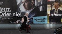 Austria: el democristiano Partido Popular liderado por Kurz, en cabeza con  31% de los votos,  seguido de la extrema derecha con 27,6% y los socialdemocratas terceros con 25,5% según sondeos a pie de urna