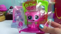 LPS Bobblehead McDonalds Happy Meal Toys new Littlest Pet Shop Show Toys Video Unboxing